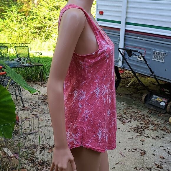 Eddie Bouer Tye-dye Pink Tank - Picture 5 of 6